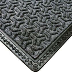 Anti Slip Square Door Mat (40 X 60 Cm, Blue Marine Drive)
